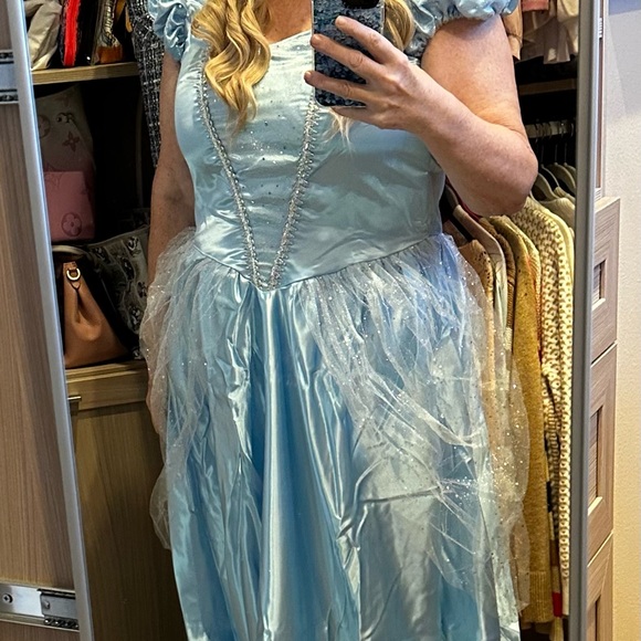 Cinderella Halloween costume with headband and chocker. New in package. - Picture 10 of 12